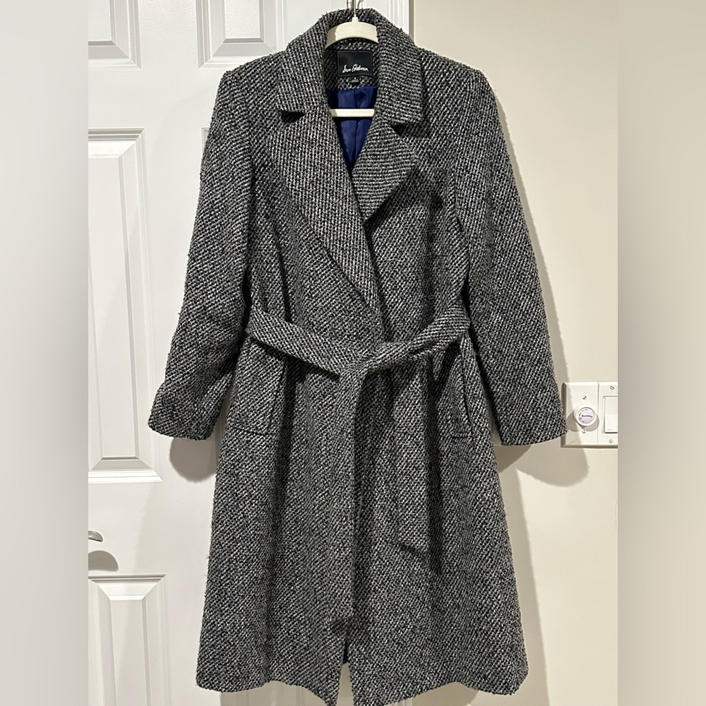Sam Edelman
Belted Tweed Wrap Coat Size 6
